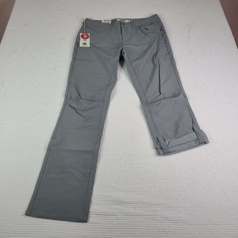 Mountain Khakis Women's Cruiser II Pants Classic Fit Lunar Gray 10 Regular NEW